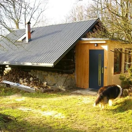 Semesterbostad Blockhaus In Gajwka Mit Kaminofen Mirsk